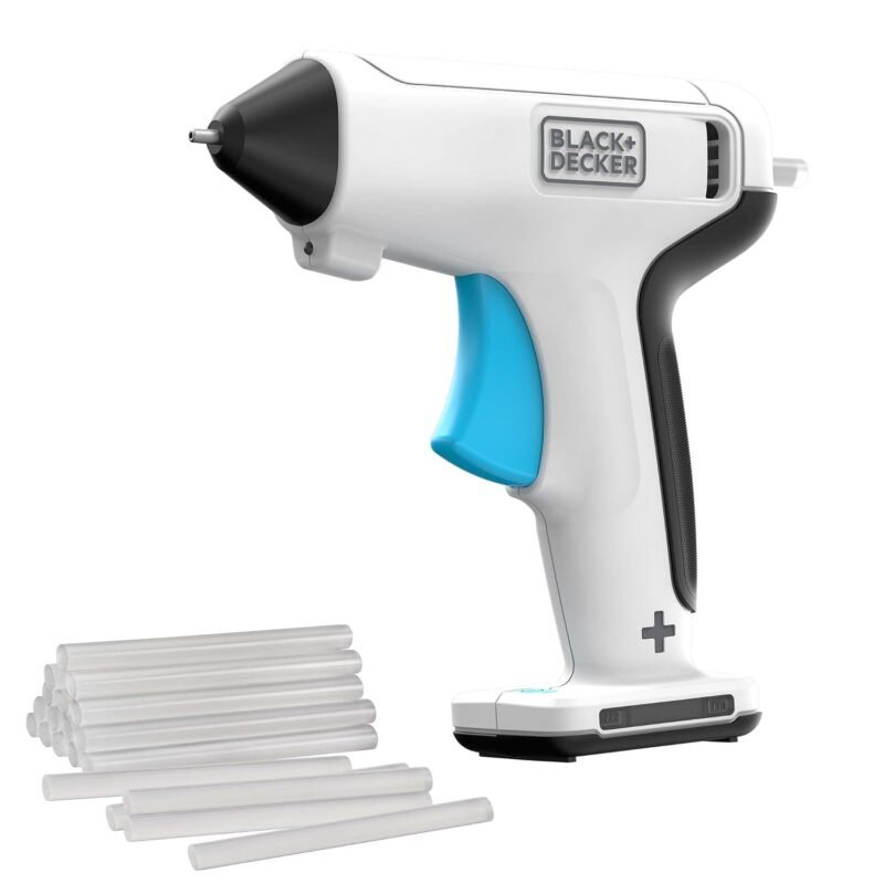 BLACK+DECKER 4V MAX Cordless Glue Gun, USB Rechargeable