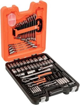 Bahco S106 Socket & Spanner Set + BHADJUST 3 ADJ3 Adjustable Wrenches