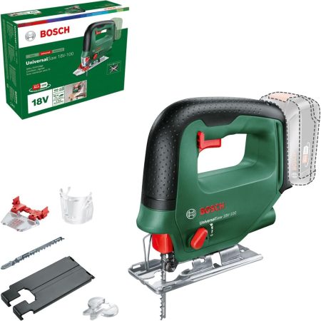 Bosch Home and Garden Cordless Jigsaw UniversalSaw 18V-100 (without battery, 18 Volt System, in carton packaging)