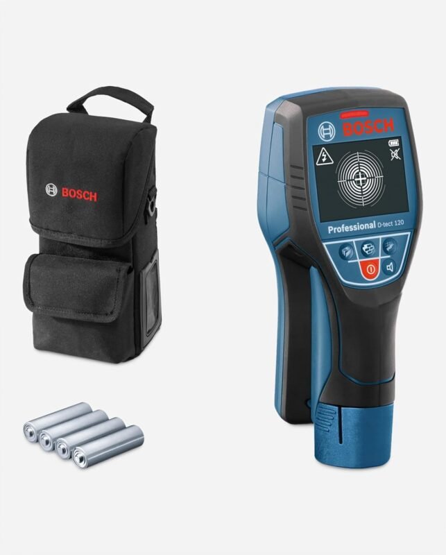 Bosch Professional Wall Scanner D-tect 120 - 4 x AA Batteries