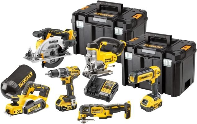 DEWALT 18V XR Cordless Brushless 6 Piece Power Tool Kit