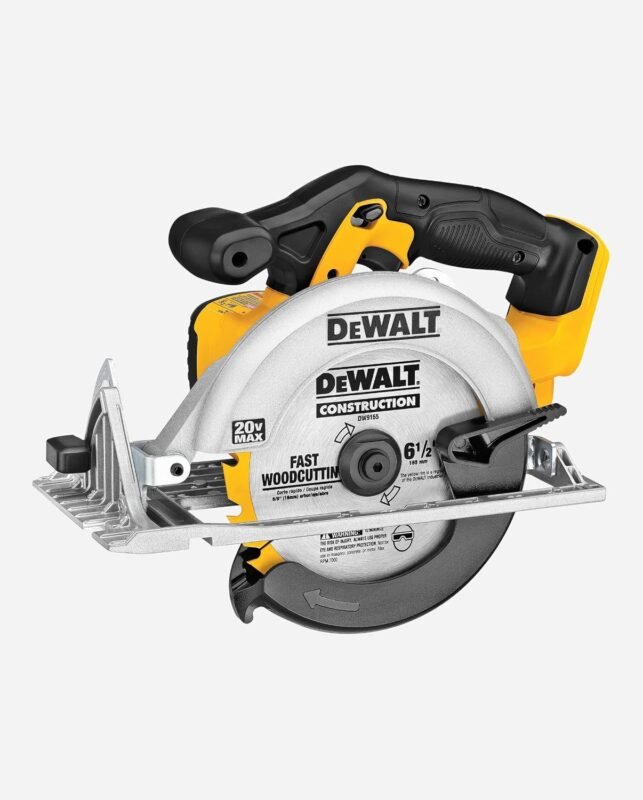 DEWALT 20V MAX* Circular Saw, 6-1/2-Inch, Cordless, Tool Only (DCS565B)