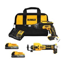 Dewalt DCK265E2 20V MAX Brushless Screwgun and Cutout Kit