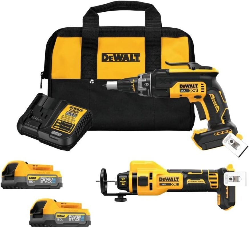 Dewalt DCK265E2 20V MAX Brushless Screwgun and Cutout Kit