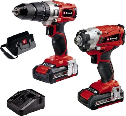 Einhell Power X-Change 18V Cordless Drill and Impact Driver Set