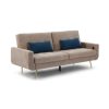 Honeypot Lyra 3 Seater Sofa Bed in Mocha Fabric-Finest