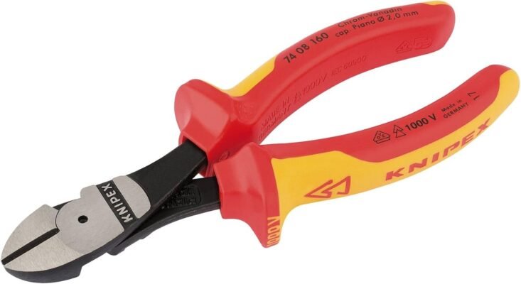 KNIPEX 77 02 130 Comfort Grip Electronics Diagonal Cutters