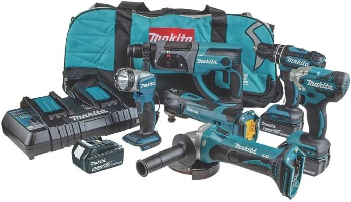 Makita DLX6100PX1 18V Li-ion LXT 6 Piece Combo Kit