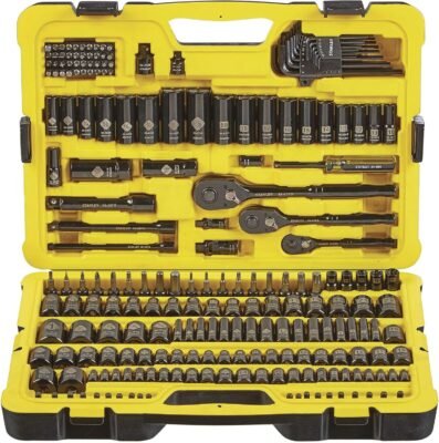 Stanley® 92-824HB 69-Piece Black Chrome Mechanics Tool Set