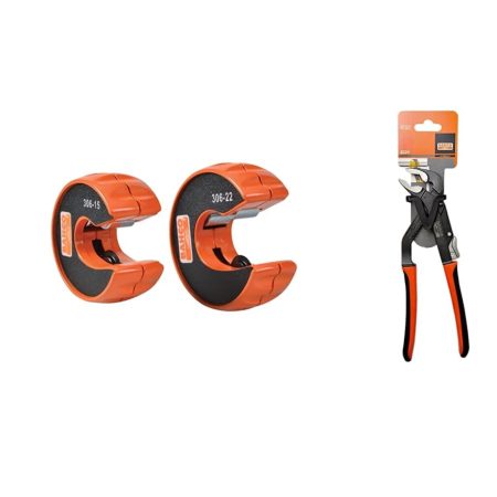 toptopdealcouk-bahco-bah306pack-pipe-cutters-orange-15mm-and-22mm-and-8224-slip-joint-plier-250mm-bahco-pipe-cutter