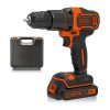 BLACK+DECKER 18V Cordless 2-Gear Combi Hammer Drill Kit