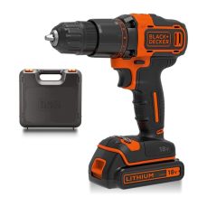 BLACK+DECKER 18V Cordless 2-Gear Combi Hammer Drill Kit