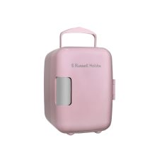 Russell Hobbs Mini Fridge 4L Pink Portable Cooler & Warmer
