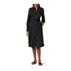 Amazon Essentials Women's Georgette Long-Sleeved Midi Length Shirt Dress