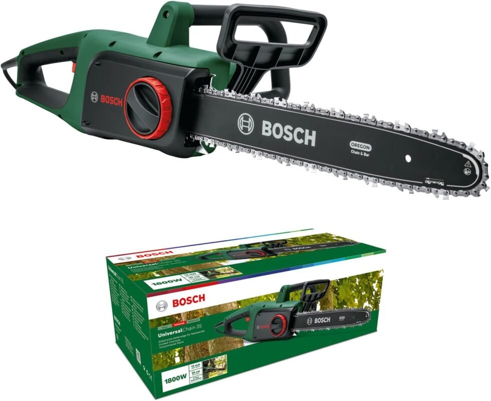 Bosch Chainsaw UniversalChain 35 (1800 W, Chain Speed: 12m/s, Lightweight 4.2 kg, in Carton Packaging)