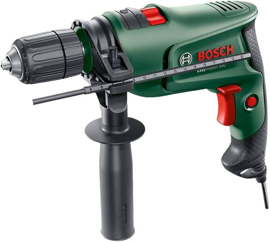 Bosch Electric Combi Drill EasyImpact 600 (600 W, in Carrying Case)