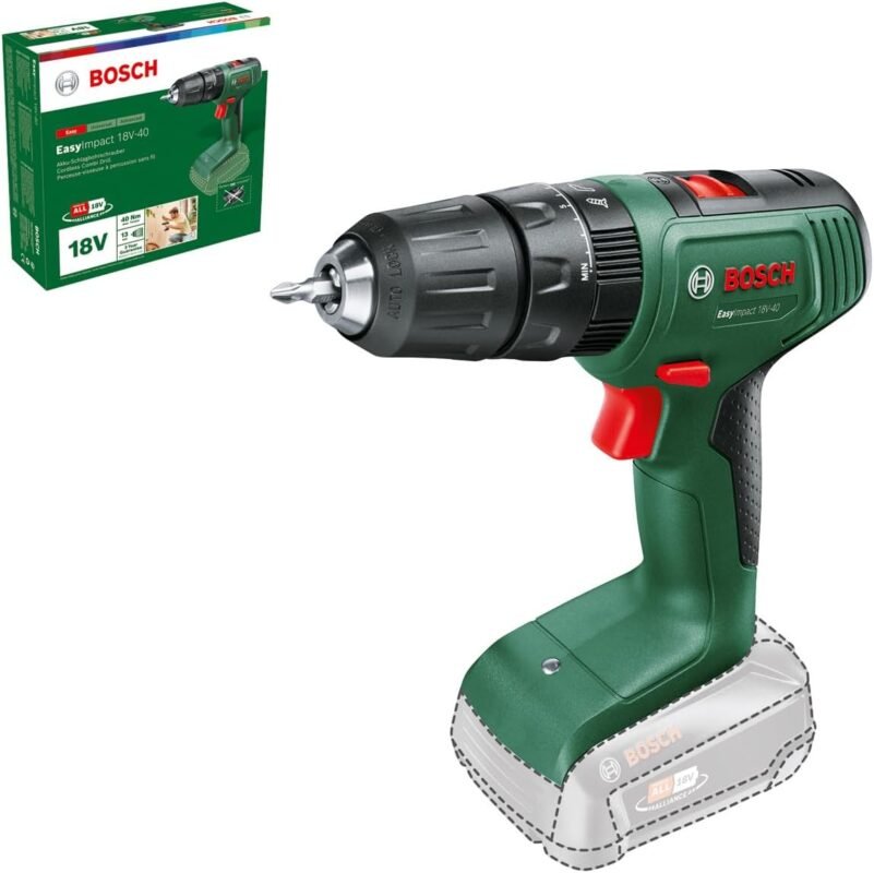 Bosch Home and Garden Cordless Combi Drill EasyImpact 18V-40: The Ultimate Tool for Your DIY Needs