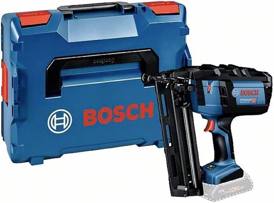 Bosch Professional 18V System GNH 18V-64 M Battery Nailer Gun - Max Nail Dia. 1.6 mm, Nail Length 64 mm, Excluding Rechargeable Batteries and Charger, in L-BOXX 136