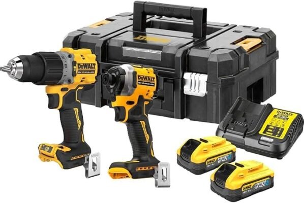 DEWALT DCK2050H2 POWERSTACK™ Twin Pack - 18V with 2 x 5.0Ah Li-ion Batteries