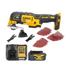 DEWALT DCS355N Oscillating Multi-Tool 18V Cordless Brushless - Includes 5Ah Battery and Charger