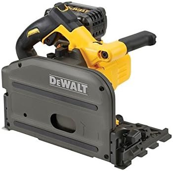 DEWALT DCS520T2-GB XR FlexVolt Cordless Brushless Plunge Saw with 2 DCB546 Batteries, 54V, Yellow/Black, 2 x 18V 6.0Ah Li-Ion Batteries, Set of 6 Pieces