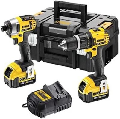 DEWALT DCZ285M2 18V Twin Kit - High-Performance Drills with 2 x 5.0Ah Li-ion Batteries