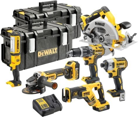 DeWalt DCK623P3-GB XR Brushless Compact Kit, 18V, Multi-Colour, 6-Piece Set