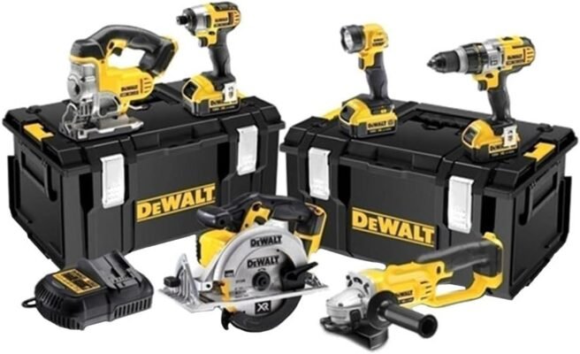 DeWalt DCK694P3 18V Brushless 6-Piece Kit - Black/Yellow