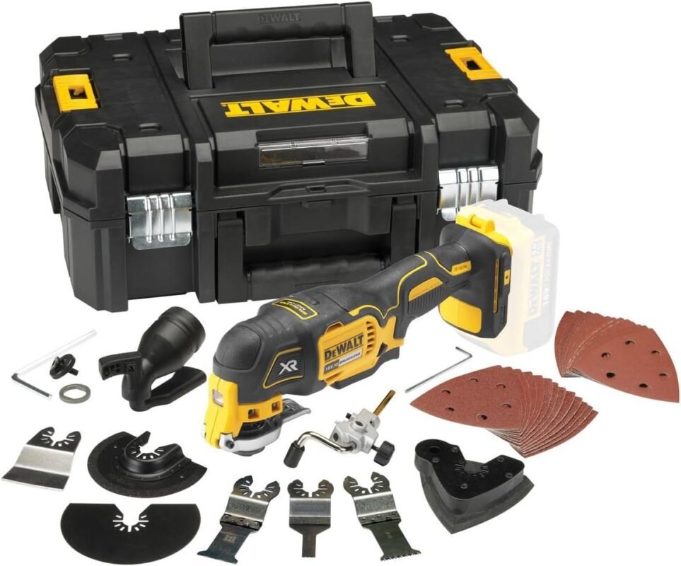 Dewalt Dcs355n 18v Oscillating Brushless Multitool With 39-piece Accessory Set.