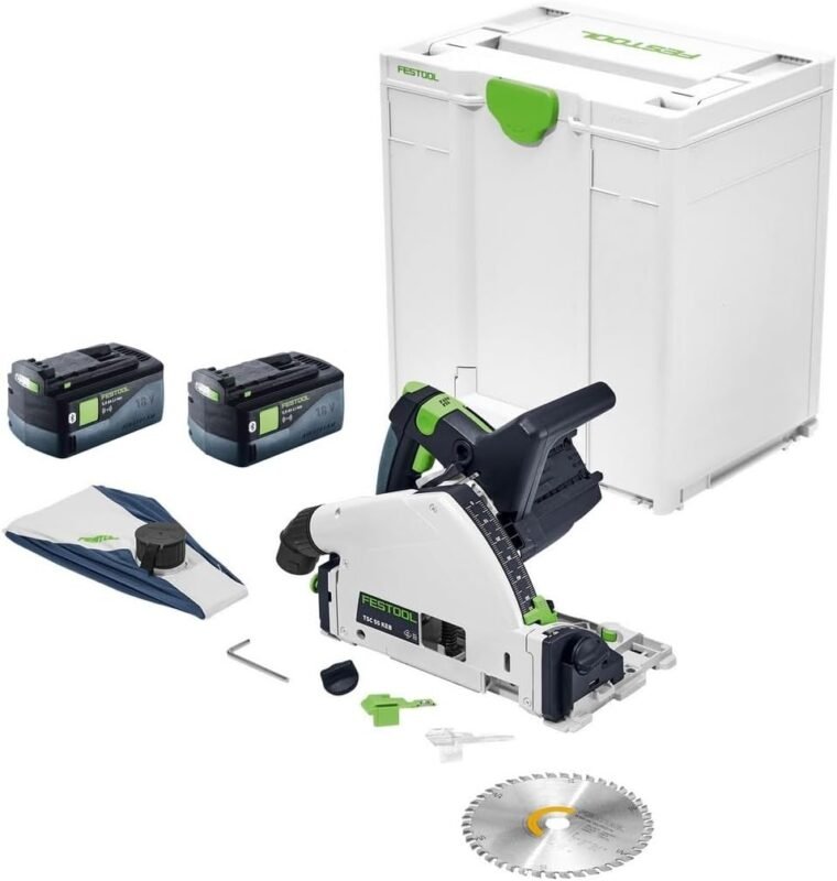 Festool 577025 Cordless Plunge-Cut Saw TSC 55 KEB-Basic - Promo 2022, 208.0 mm x 331.0 mm x 239.0 mm