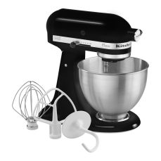 KitchenAid 5K45SSBOB Classic Stand Mixer, 4.3 Litre, 275 W, Onyx Black