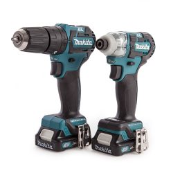 Makita CLX205AJ 12V Max Li-ion CXT Brushless 2-Piece Combo Kit with 2 x 12V 2.0Ah Batteries, Charger, and Makpac Case