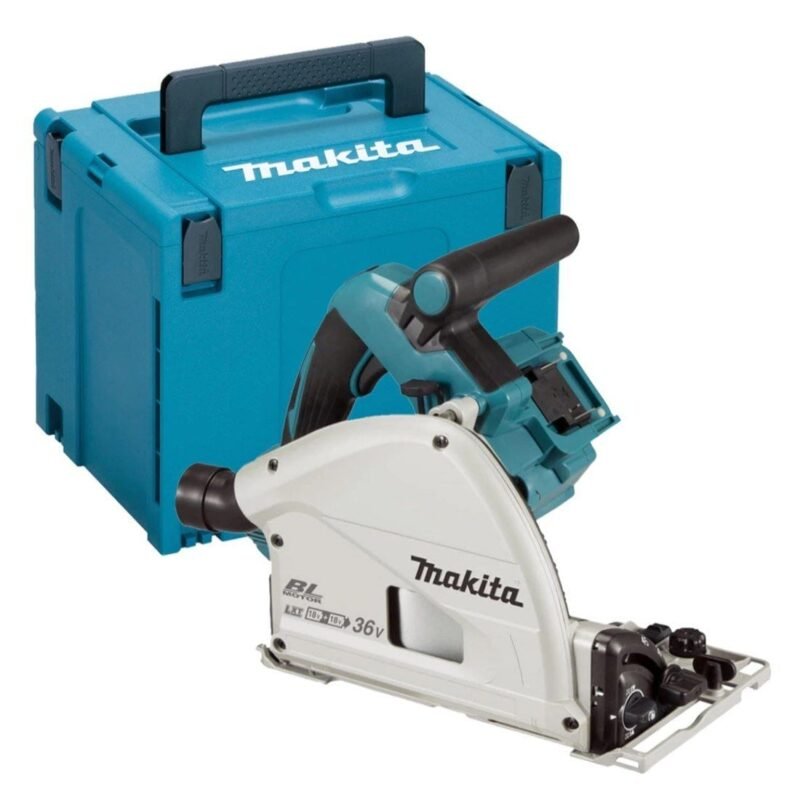 Makita DSP600ZJ (36V) Twin 18V Li-Ion LXT Brushless 165mm Plunge Cut Saw Supplied In A Makpac Case - Batteries And Charger Not Included
