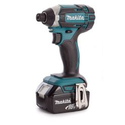 Makita DTD152ZBL1850 LXT 18V Impact Driver Body with 1 x 5Ah Battery, 18 V Blue/Black