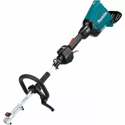 Makita DUX60Z Twin 18V (36V) Li-Ion LXT Brushless Split Shaft - Batteries and Charger Not Included & 196752-0 EE400MP Edger Attachment Set, Multi-Colour