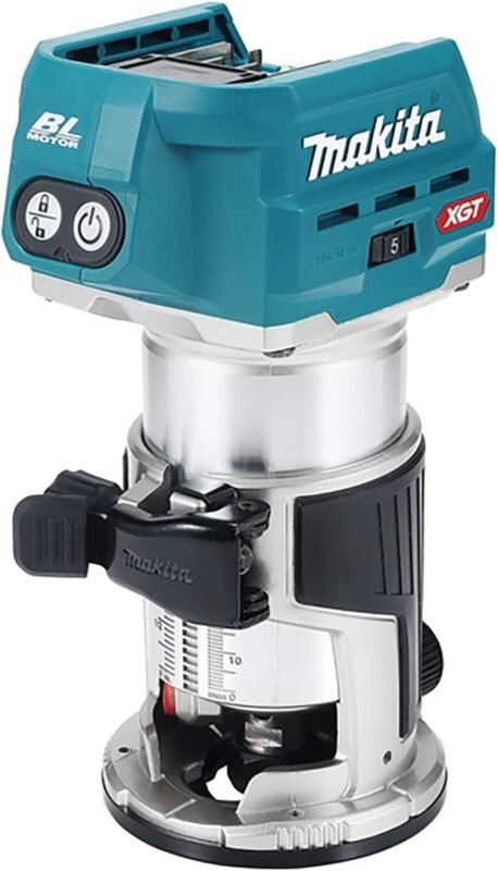 Makita RP001GZ02 40V Max Li-ion XGT Brushless Router Supplied in a Makpac Case - Batteries and Charger Not Included
