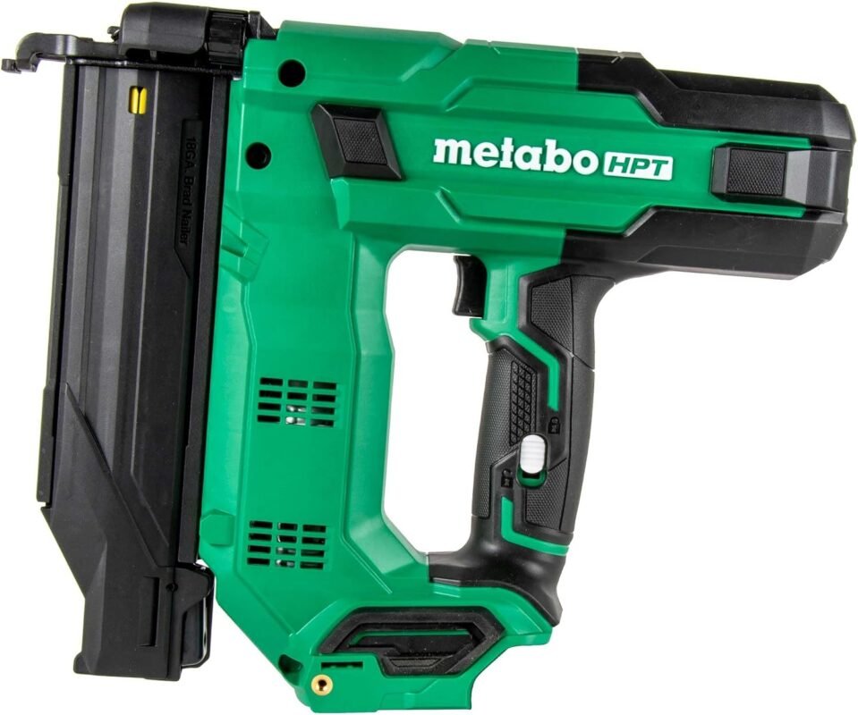 Metabo HPT 18V MultiVolt™ 18-Ga Compact Cordless Brad Nailer Kit, Includes 1-18V 2.0 Ah Battery, NT1850DGM