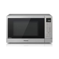 Panasonic NN-ST48KSBPQ Solo Inverter Microwave Oven with Turntable, 25 Programmes and Junior Menu, 1000W, 32L - Silver