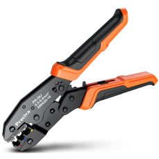 Ratchet Crimping Plier, Preciva Insulated Ratcheting Wire Terminal Crimping Tool