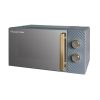 Russell Hobbs 17 Litre 700W Grey Solo Manual Microwave with Groove Design, 5 Power Levels