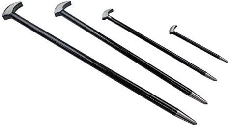 US PRO 4pc Heel Set Podgers Pry Bars Toe - 150, 300, 400, 500mm