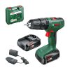 Bosch Home and Garden Cordless Hammer Drill EasyImpact 18V-40 (1 Battery 2.0 Ah, 18 Volt System, in Carrying Case)