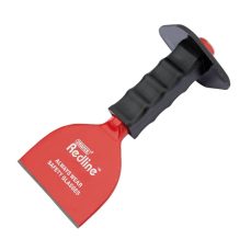 Draper Redline 68603 100 x 220 mm Brick Bolster with Hand Guard, Red and Black