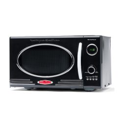 Nostalgia Retro Countertop Microwave Oven - Large 800-Watt - 25.4L - 12 Pre-Programmed Cooking Settings