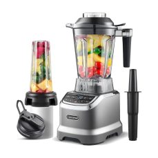 AMZCHEF Blender Smoothie Maker with Two Ways, 2000W Commercial Blenders for Kitchen with Smart Panel Control