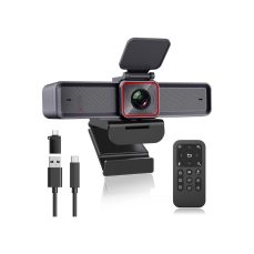 Angetube 4K Streaming Webcam with AI Tracking, HDR, Dual AI Noise-Cancelling Mics, Specialized Modes, USB3.0 - Ideal for Laptop, Video Camera for Meeting, Conference, Live Streaming