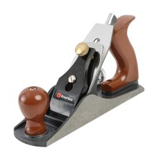 GreatNeck C4 Bench Jack Plane (9 Inch), 2 Inch Cutter, Adjustable Blade, Cast Iron Body, Quality Plastic Ergonomic Handles