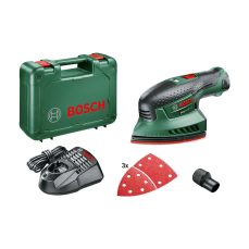 Bosch Home And Garden Cordless Multi-Sander EasySander 12 (1 Battery, 12 Volt System, 3x Sanding Plates, In Carrying Case)