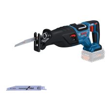 Bosch Professional BITURBO Cordless Reciprocating Saw GSA 18V-28 (Batteries and Charger Not Included, in Cardboard Box)