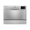 COMFEE' KWH-TD602E-S Freestanding Compact Dishwasher, LED Display, 6.5 Liters, Silver, Noise Level 47